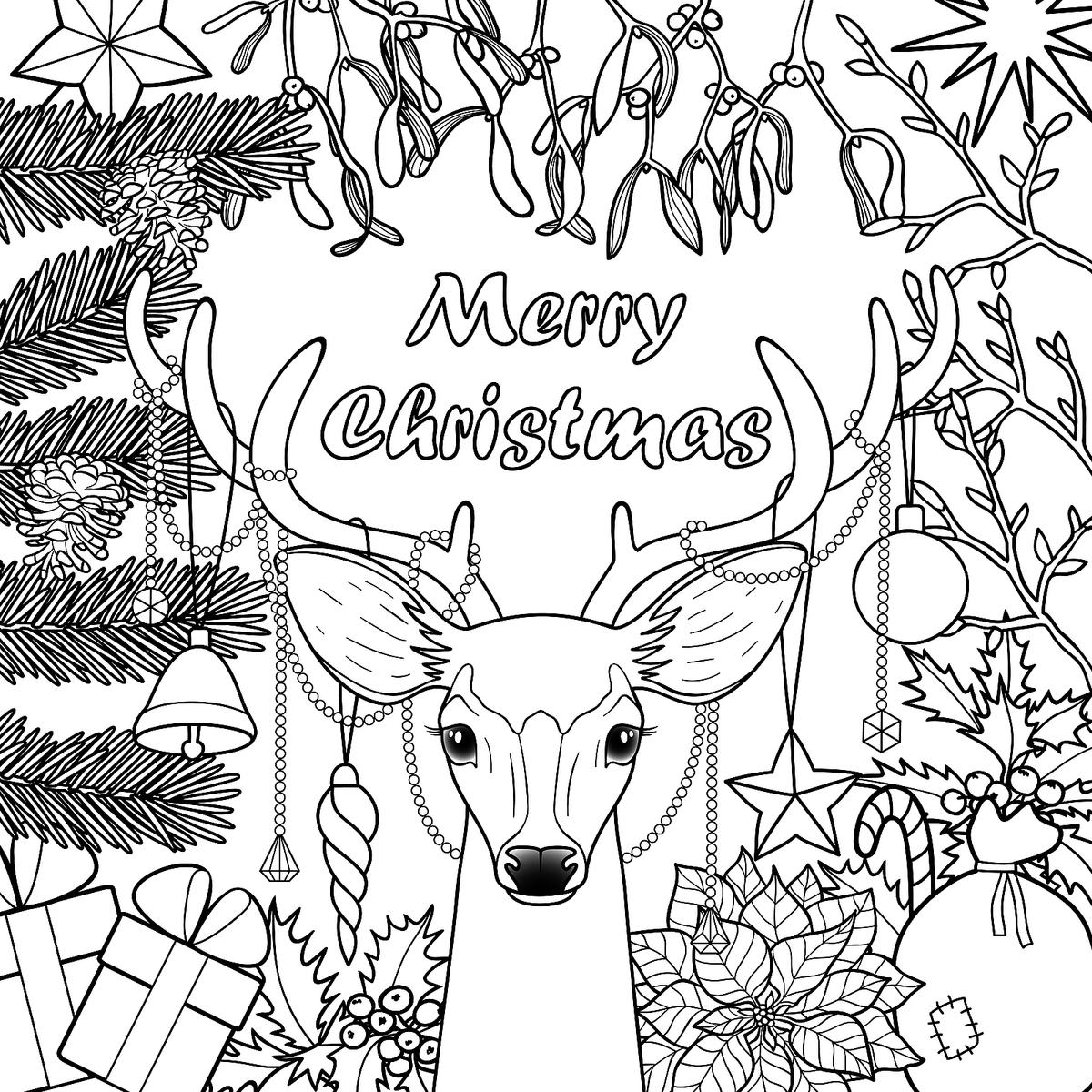 Christmas Coloring Pages For Kids Fun Free Printable Holiday Coloring Pages Printables 30Seconds Mom