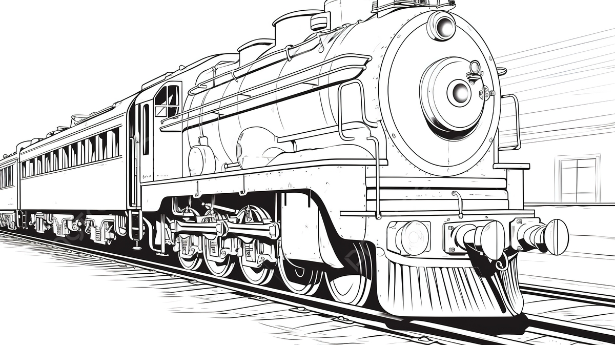 Train Printable Coloring Pages