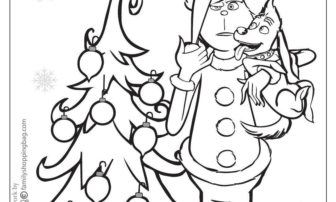 Coloring Page Grinch