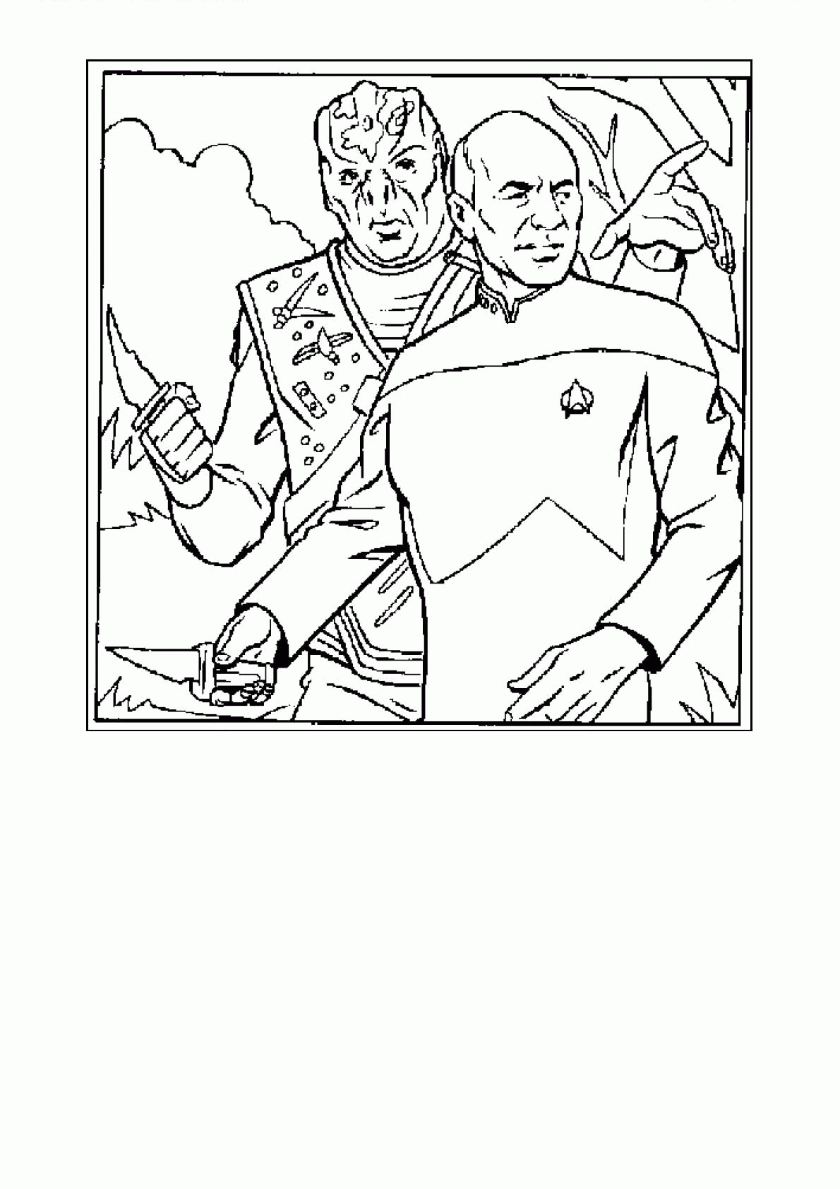 Star Trek Coloring Pages Printable