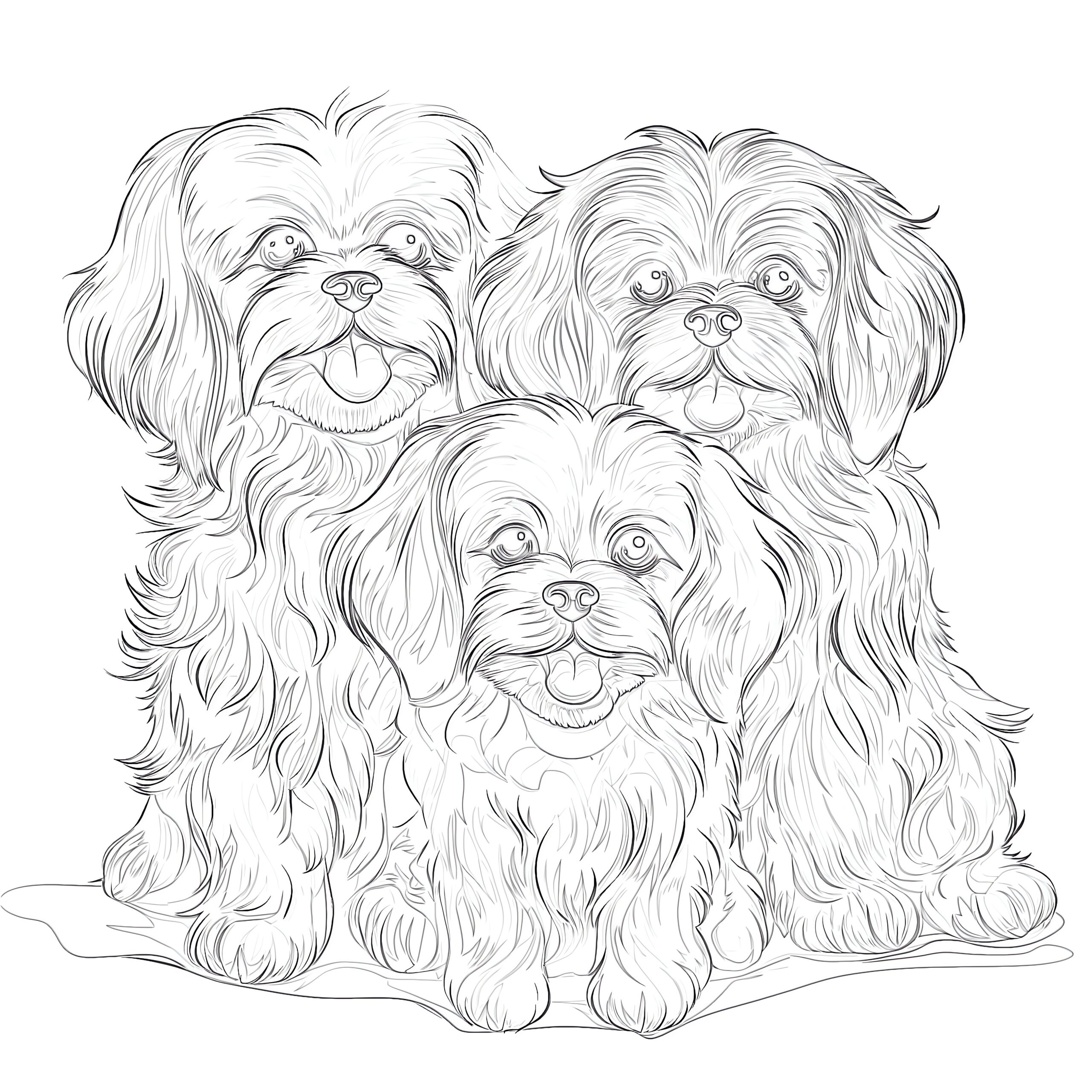 Dog Printable Coloring Pages