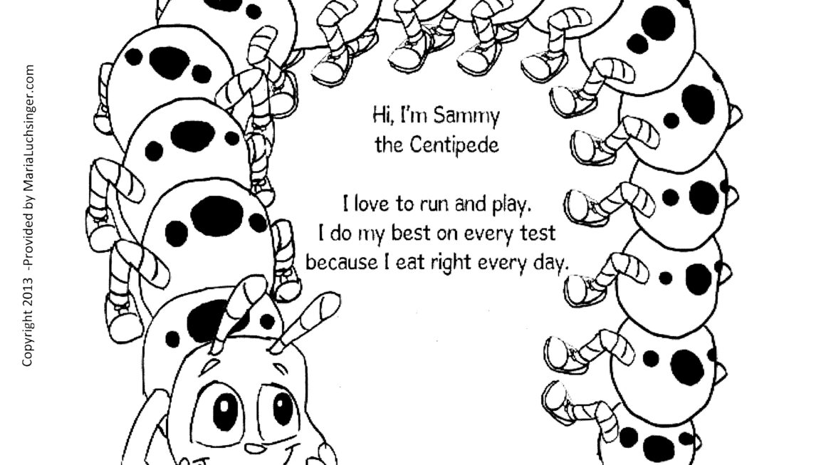 Coloring Pages Sammy The Centipede
