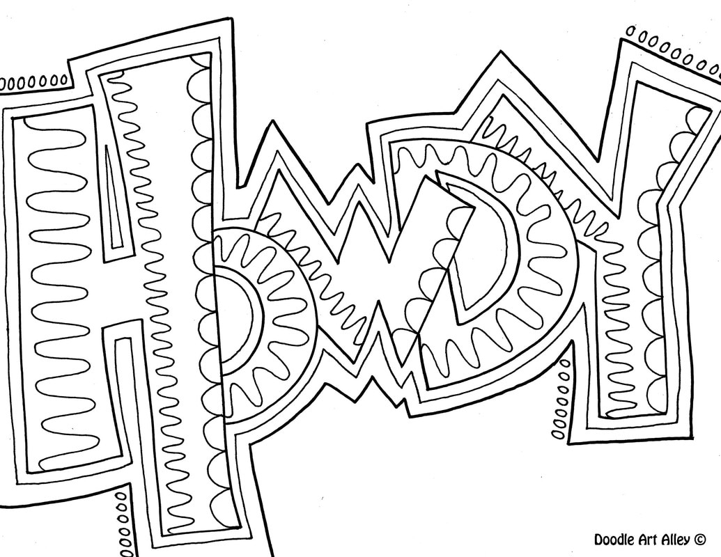 Cowboy Coloring Pages DOODLE ART ALLEY
