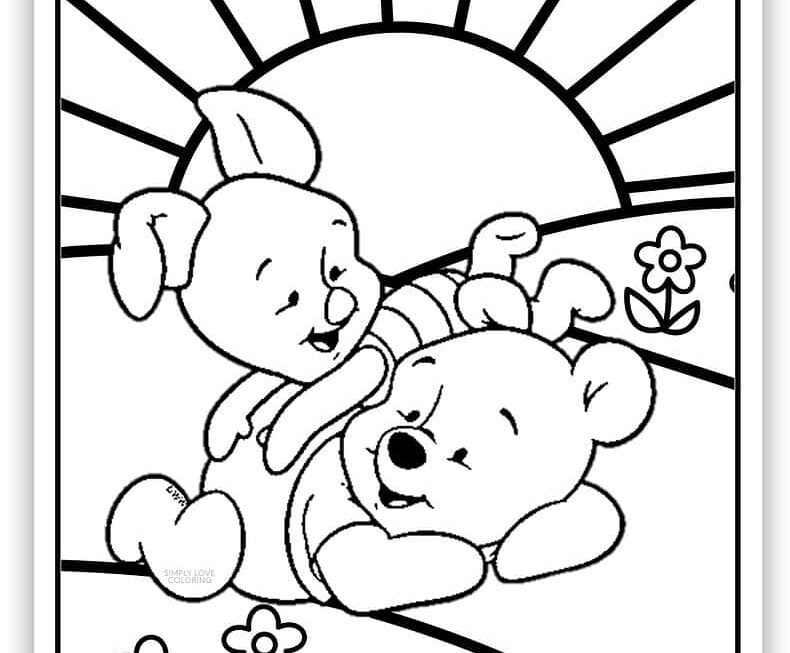 Cute Disney Coloring Pages Free PDF Printables Simply Love Coloring
