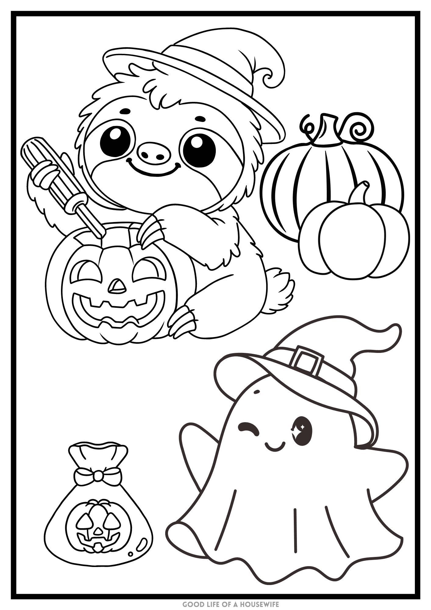 Halloween Coloring Pages Printables