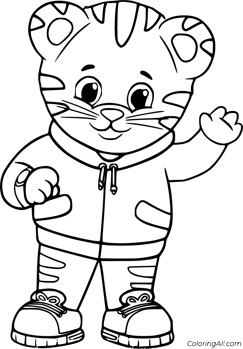 Daniel Tiger Coloring Pages 37 Free Printables ColoringAll