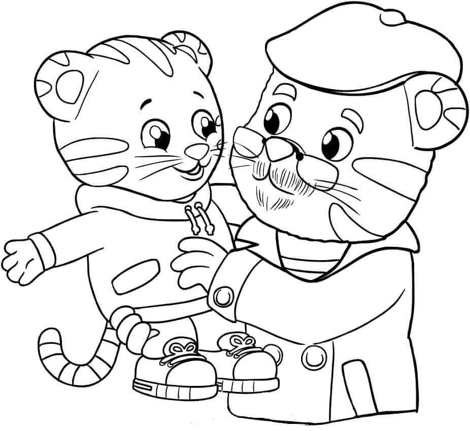 Daniel Tiger Coloring Pages Printable