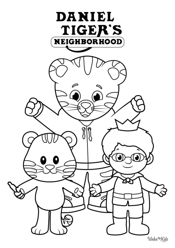 Daniel Tiger Coloring Pages Printable