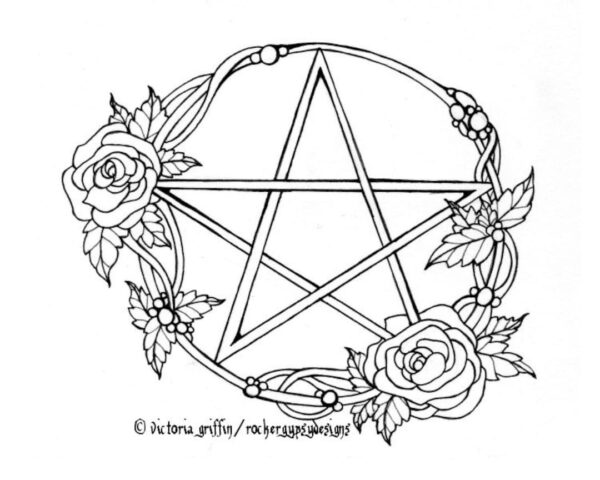 Printable Wiccan Coloring Pages