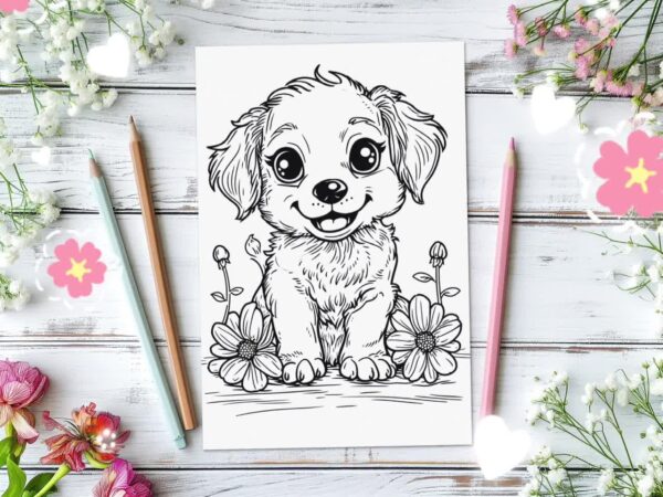 Dog Printable Coloring Pages