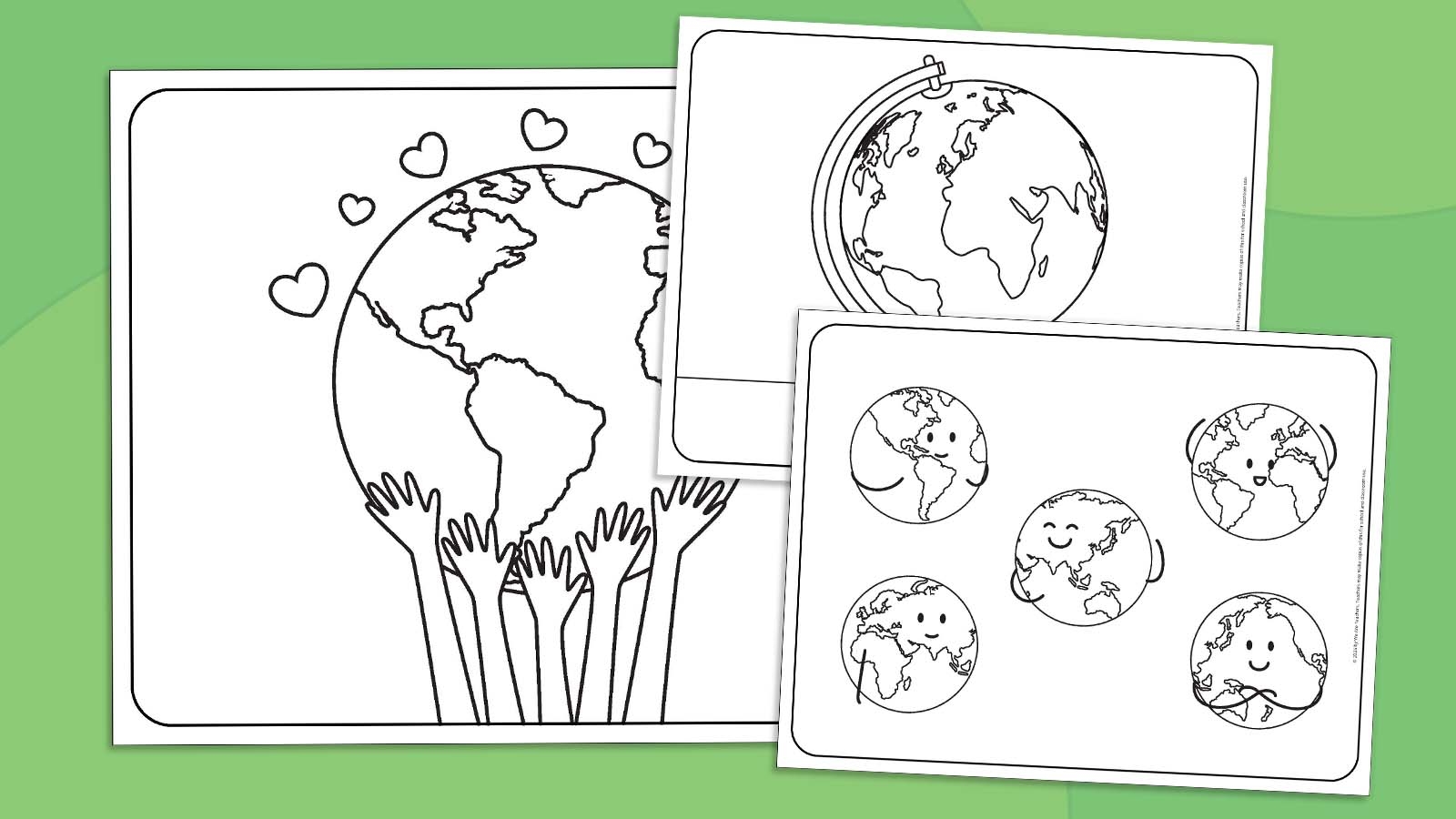Earth Coloring Pages For Kids Free Printable Templates
