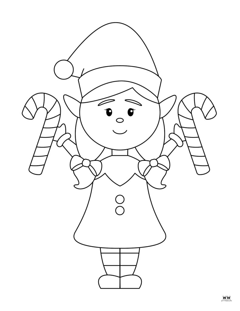 Elf Coloring Pages Printable