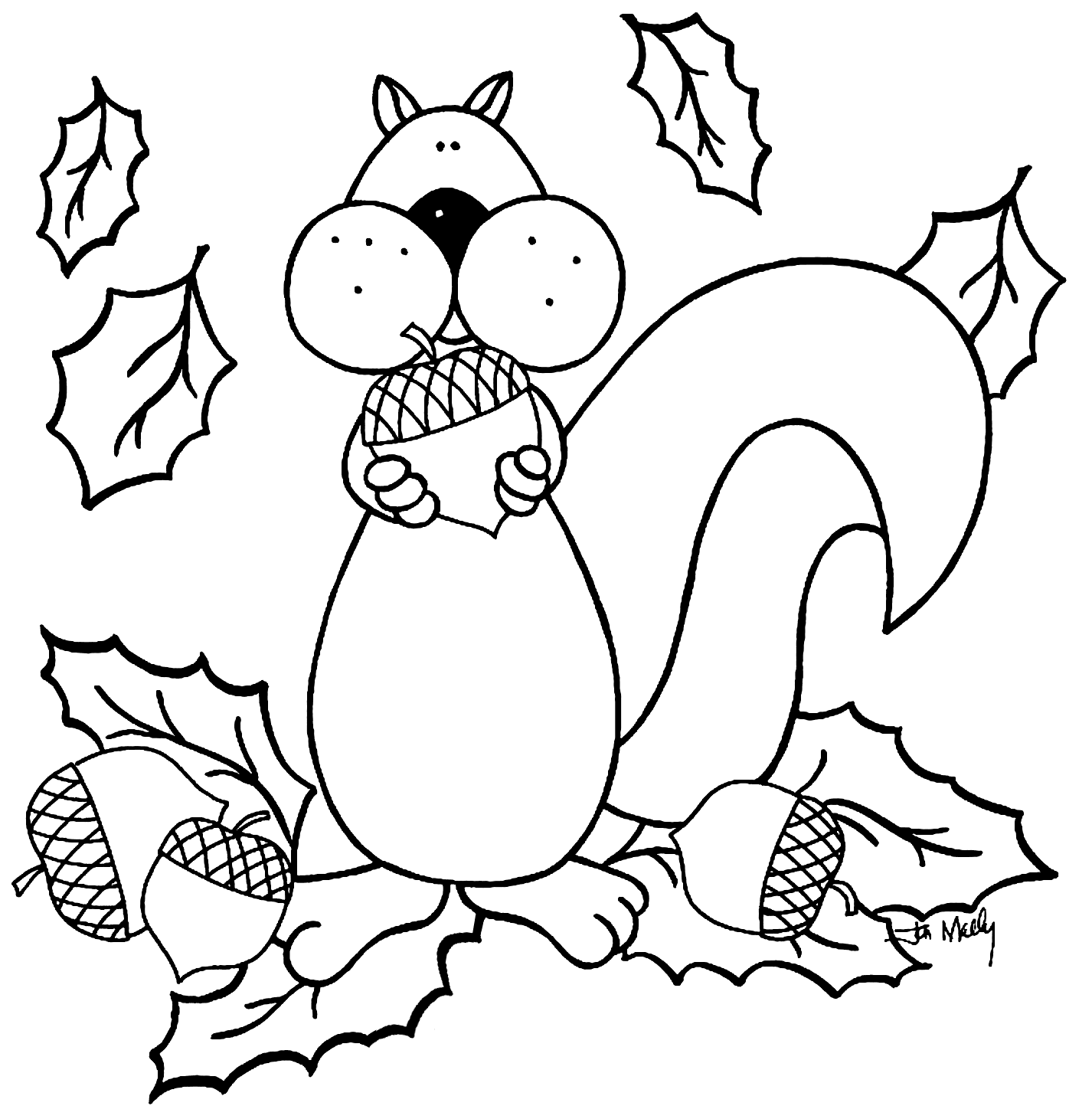 Free Fall Printable Coloring Pages