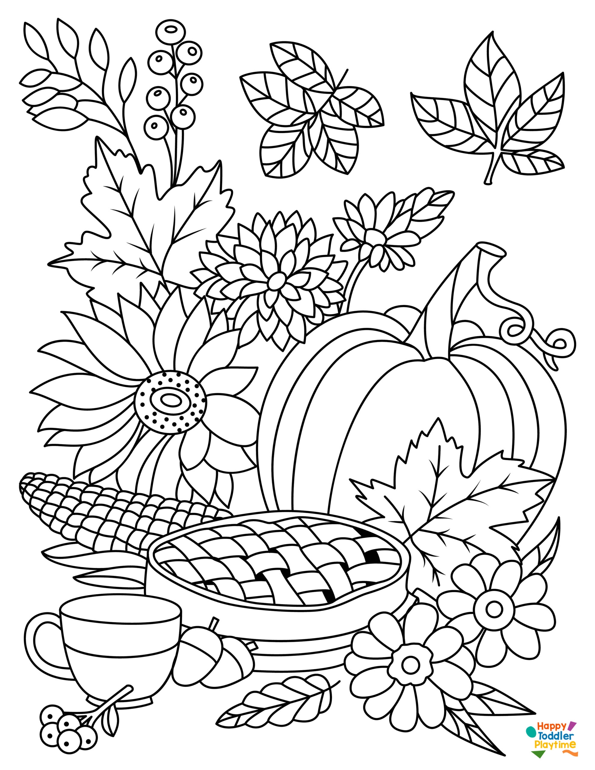Fall Coloring Pages Printable