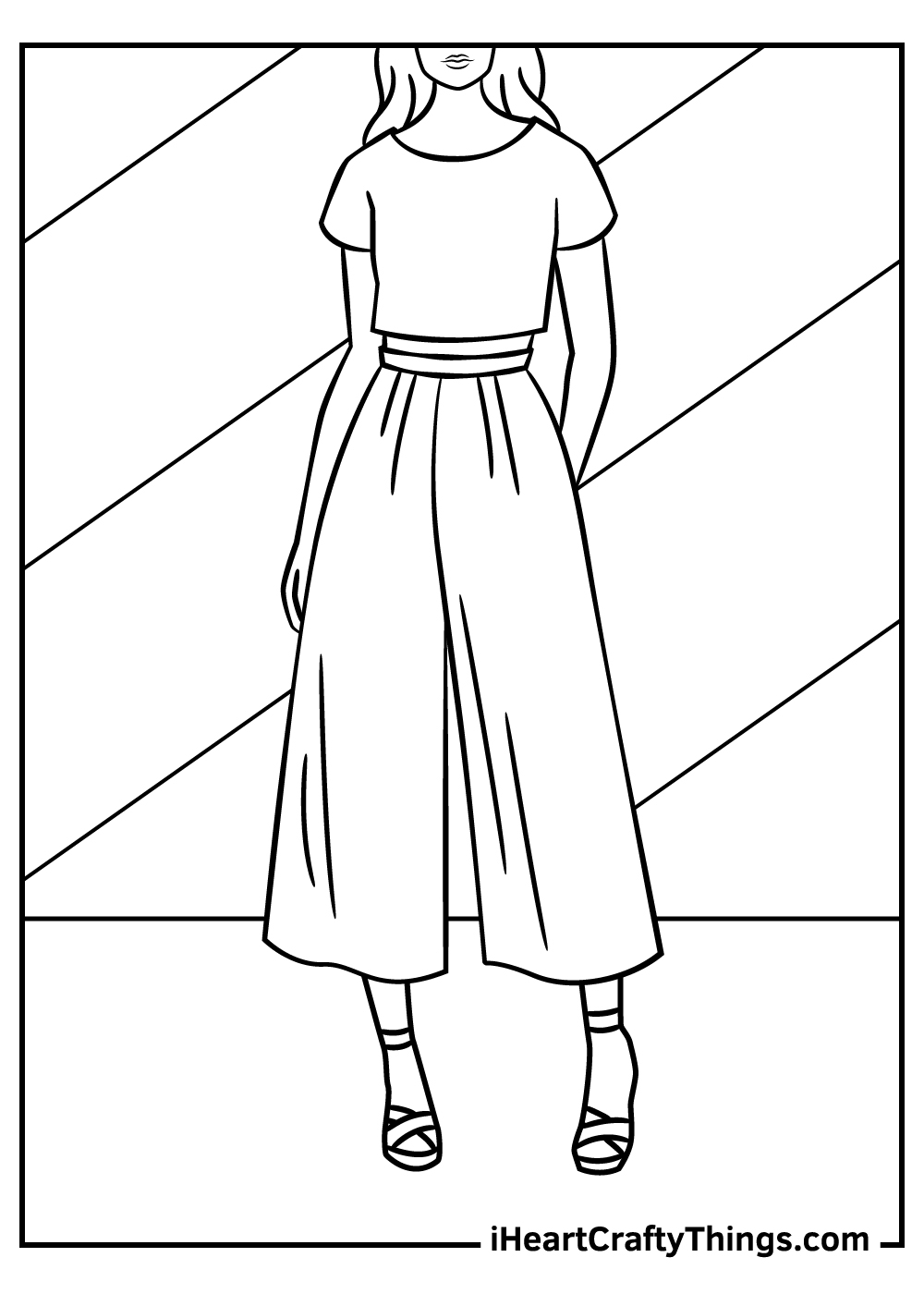 Fashion Design Coloring Pages 2025