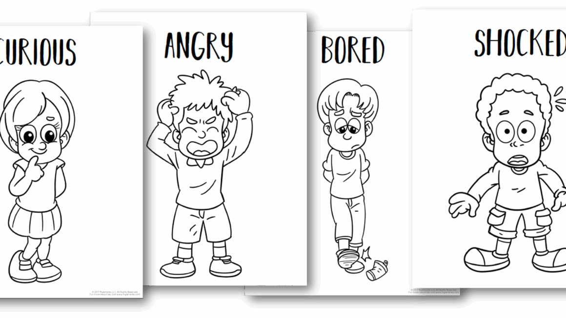 Feelings Coloring Pages