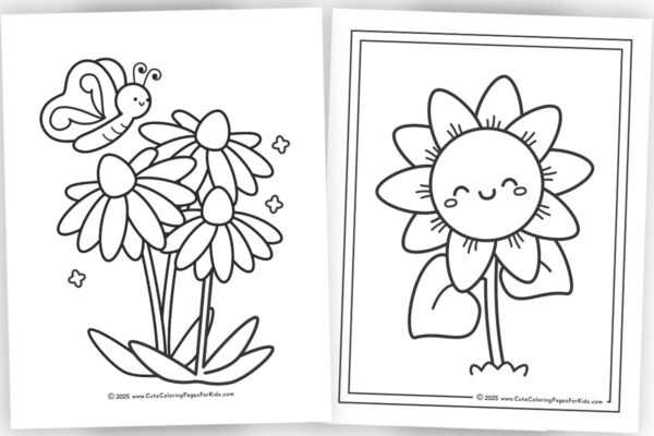 Free Printable Flower Coloring Pages