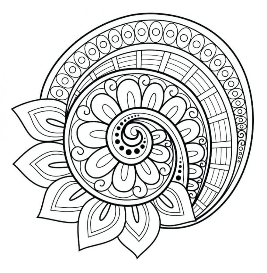 Mandala Printable Coloring Pages