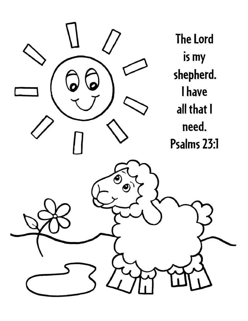 FREE Bible Verse Coloring Pages For Sunday School The Hollydog Blog