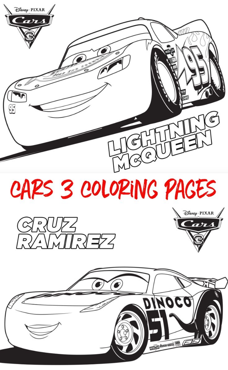 Free CARS 3 Coloring Sheets Cars3