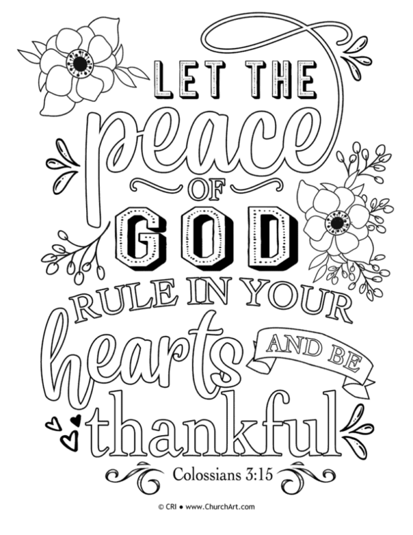 Bible Printables Coloring Pages