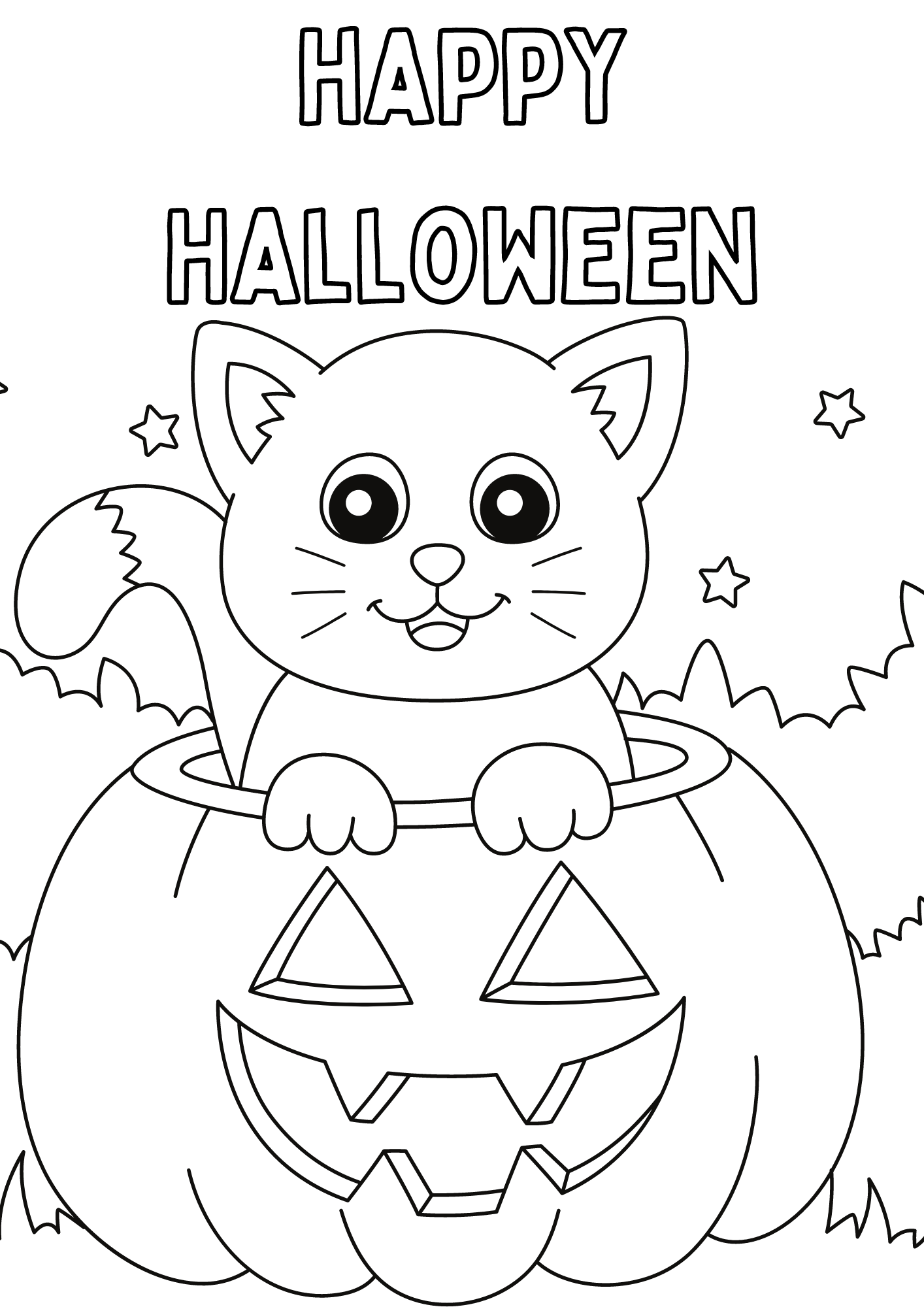 Free Halloween Coloring Pages For Kids And Adults Xoxoerinsmith