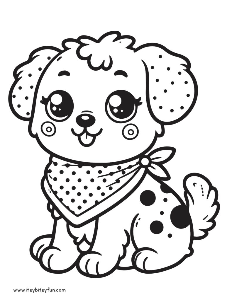 Printable Coloring Pages Of Dogs
