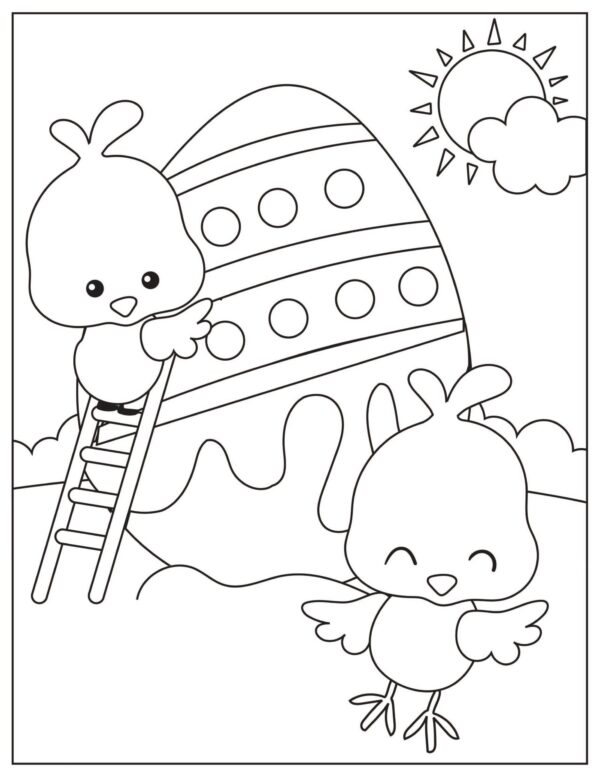 Preschool Easter Coloring Pages Printable