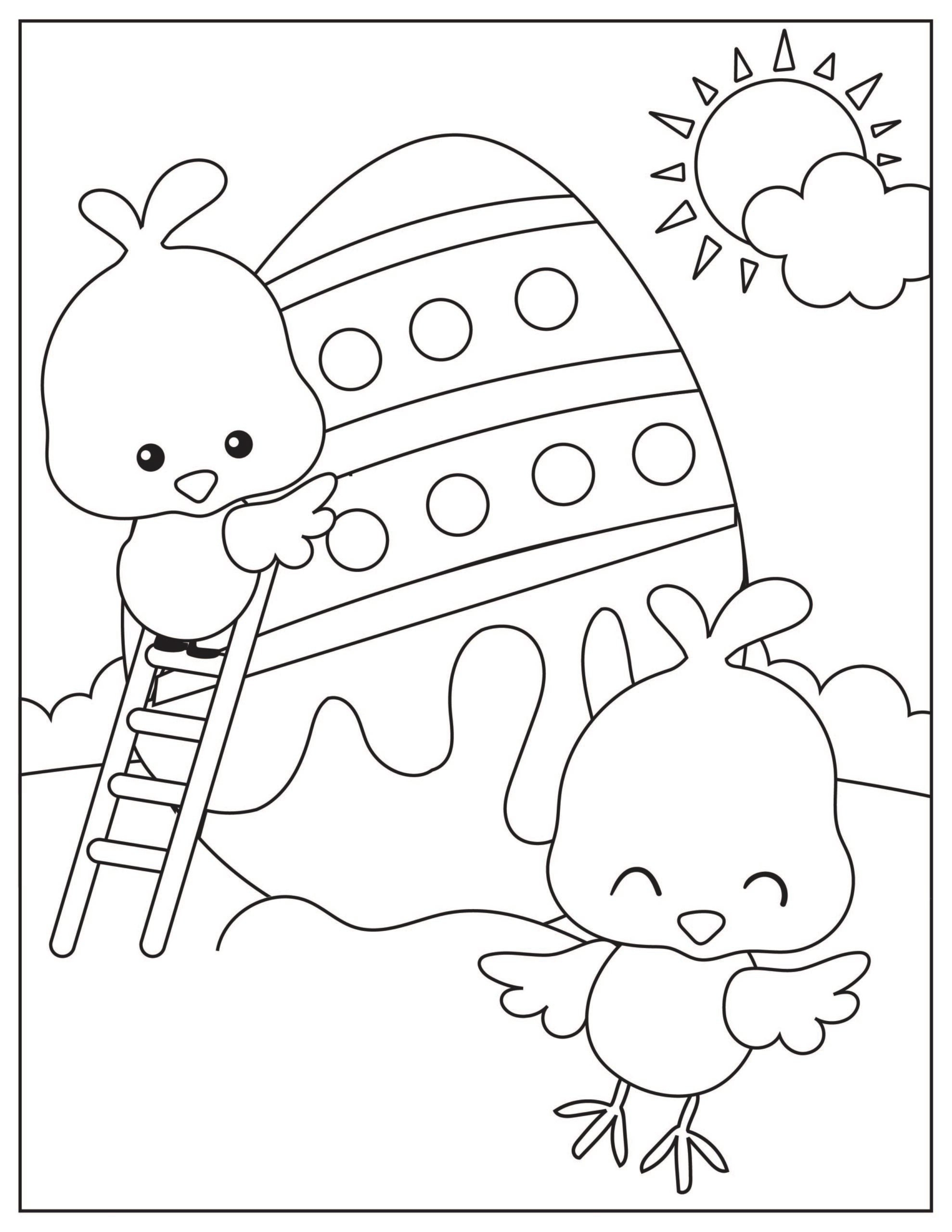 Printable Coloring Pages Easter