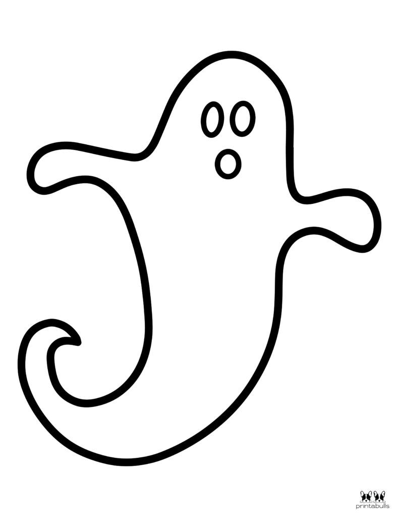 Free Printable Ghost Coloring Pages Printabulls