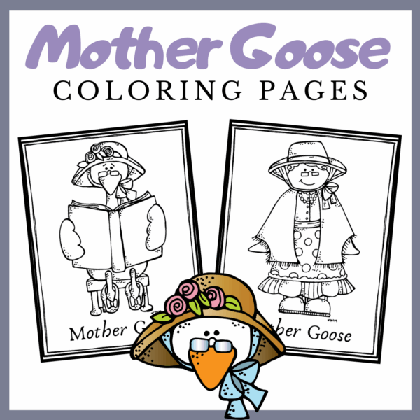 Printable Mother Goose Coloring Pages