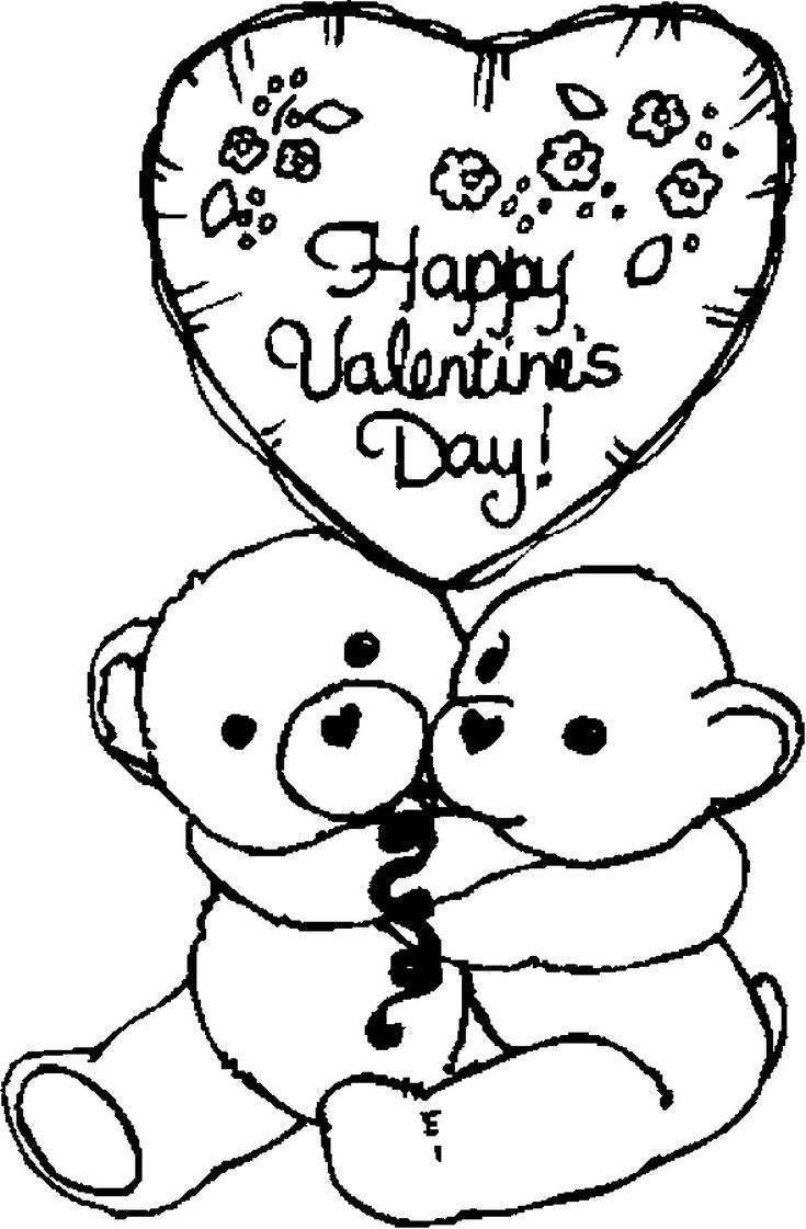 Valentines Printable Coloring Pages