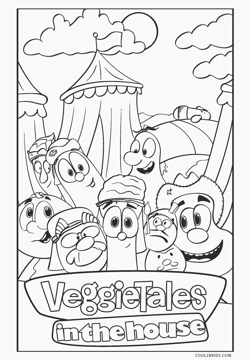 Veggietales Coloring Page Printable
