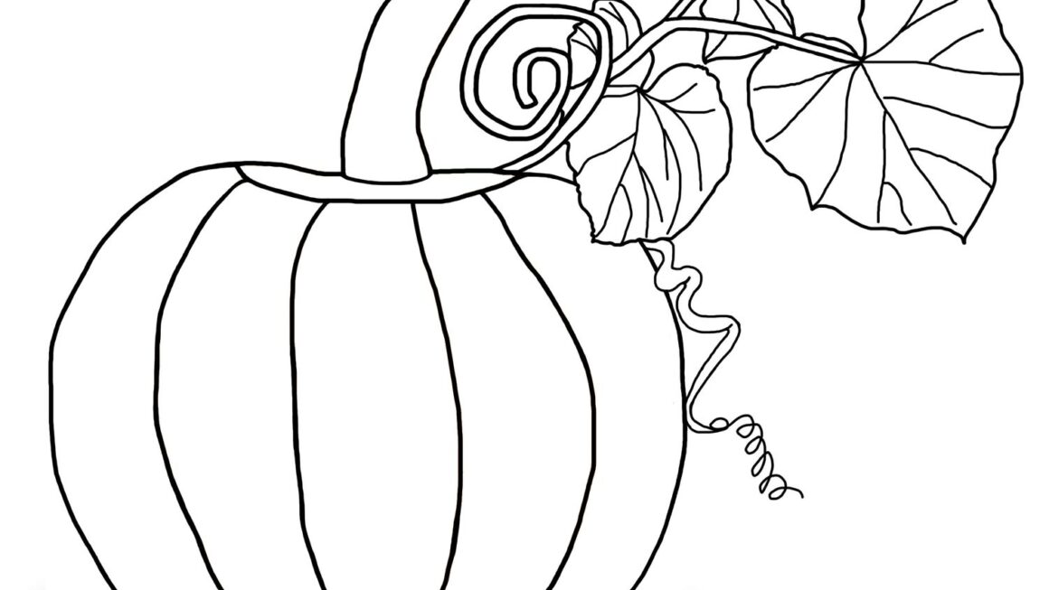 Free Pumpkin Coloring Pages For Kids