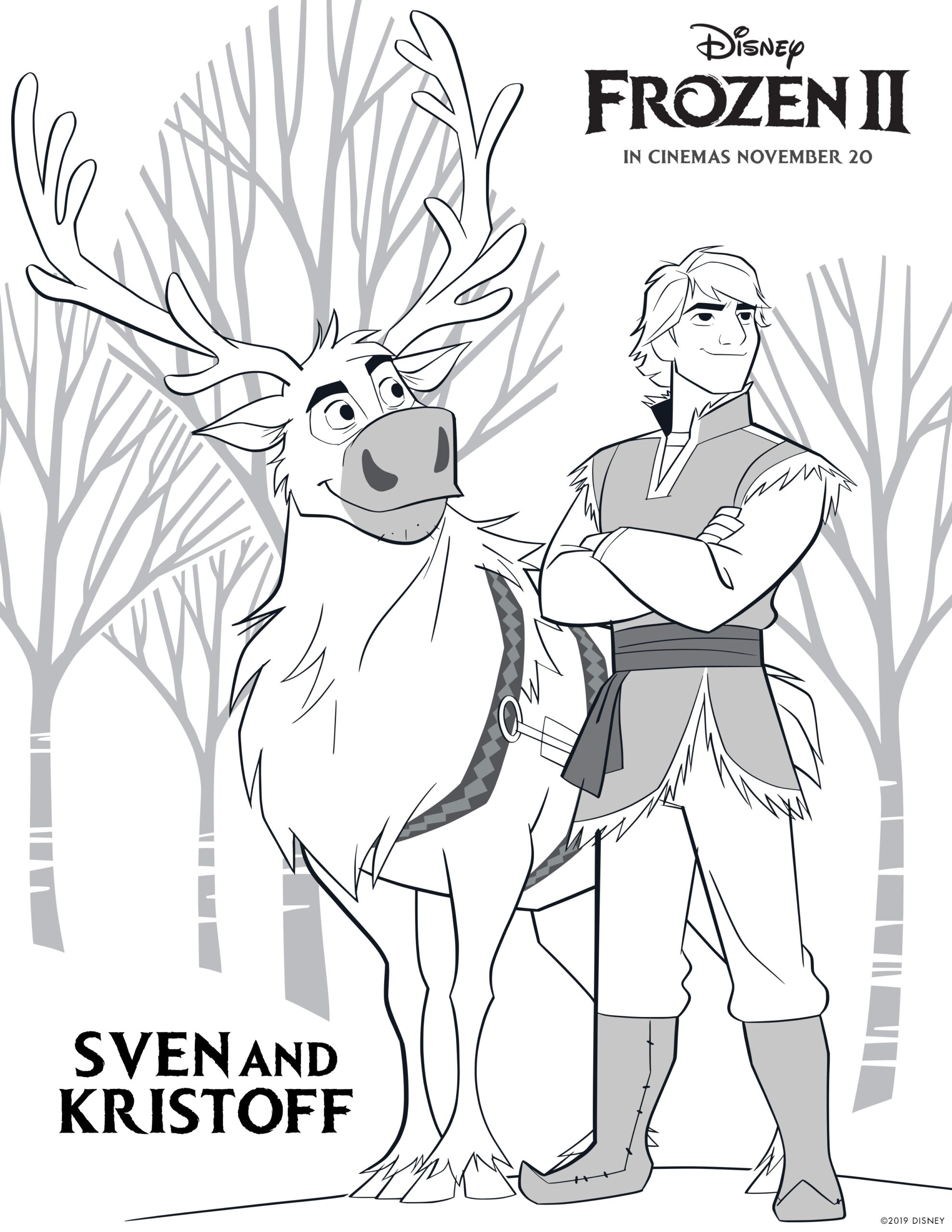 Free Printable Frozen Coloring Pages