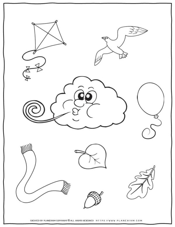Printable Coloring Pages Of Wind