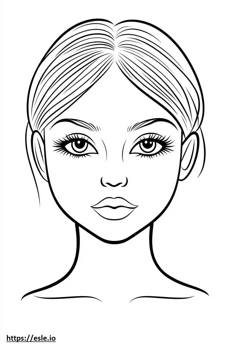 Faces Printable Coloring Pages