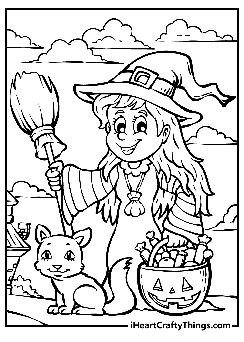 Halloween Coloring Pages 80 Easy Free Printables Worksheets Library
