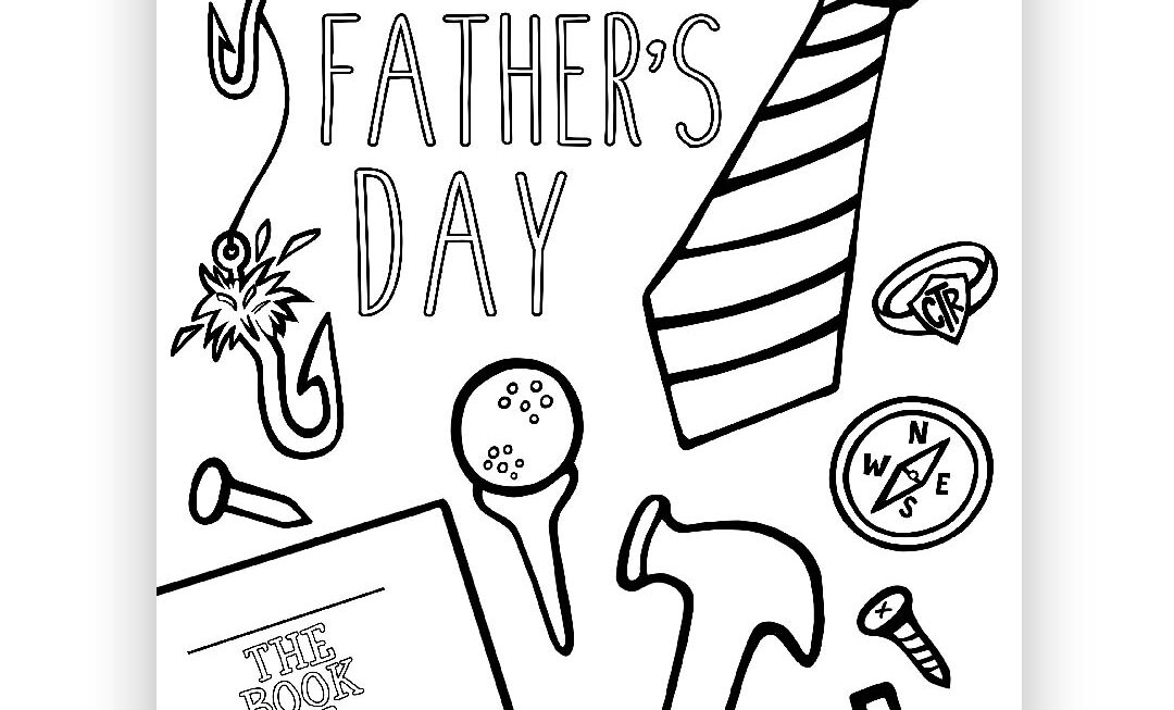 Happy Father s Day Coloring Page Printable