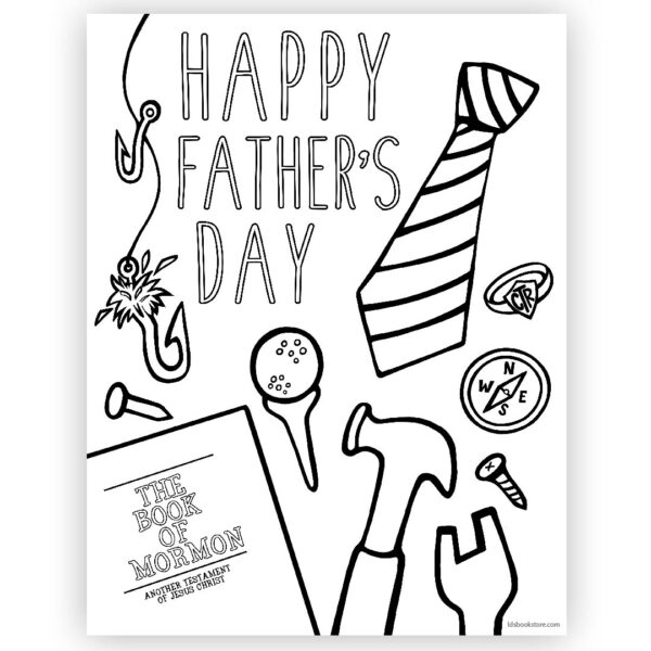 Fathers Day Coloring Pages Printable