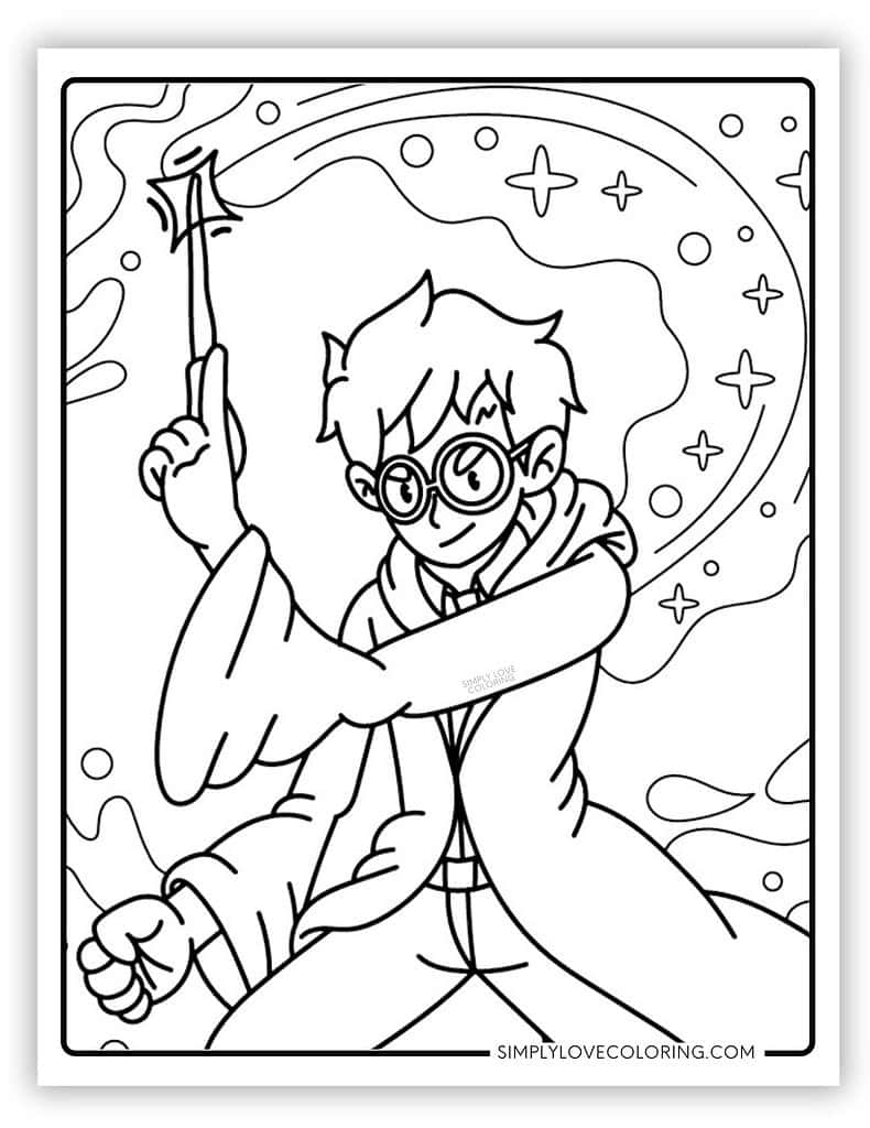 Harry Potter Printable Coloring Pages