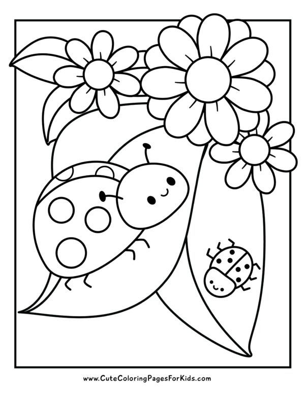 Printable Bug Coloring Pages