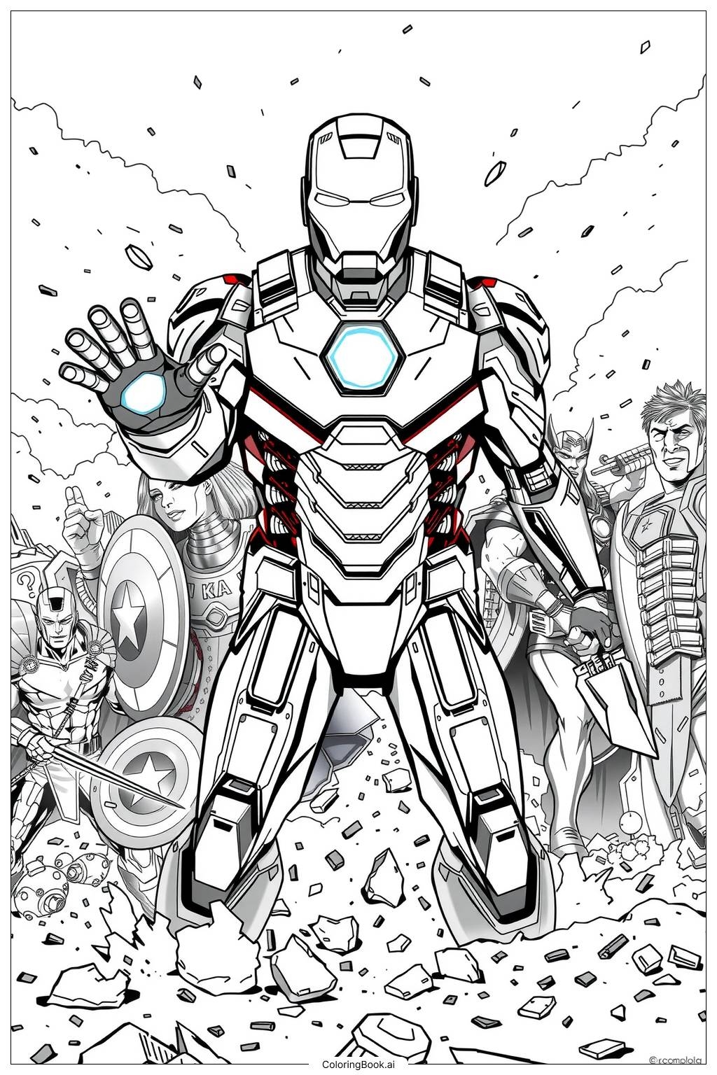 Avengers Coloring Pages Printable
