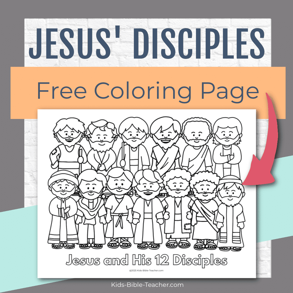 Free Printable Coloring Pages Disciples