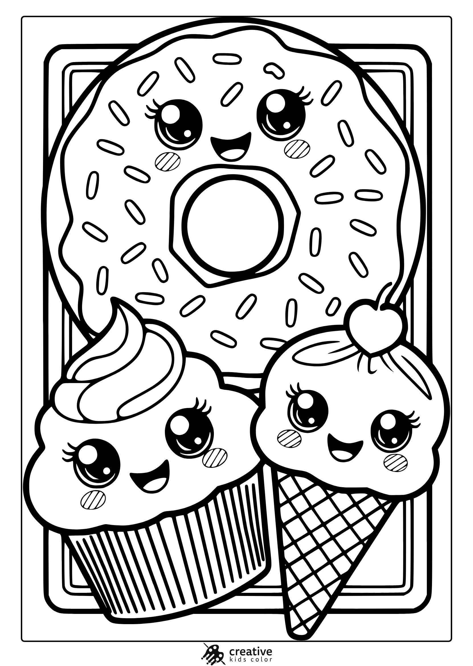Kawaii Coloring Pages Printable