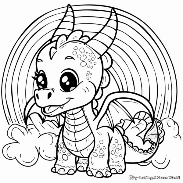 Dragon Printable Coloring Page