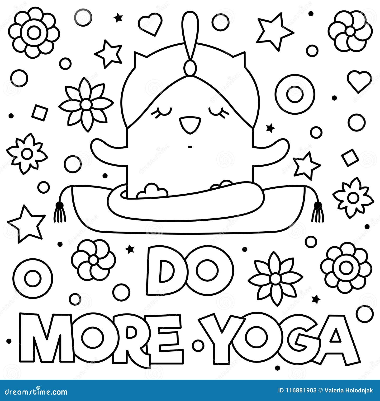Free Printable Yoga Coloring Pages