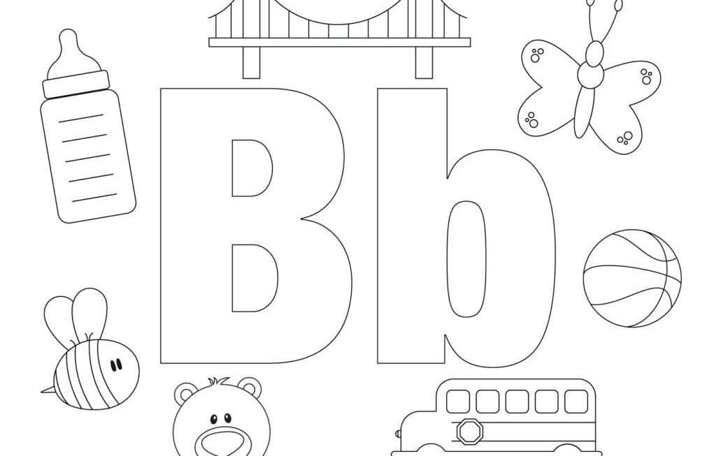 Letter B Coloring Pages 15 FREE Pages Printabulls