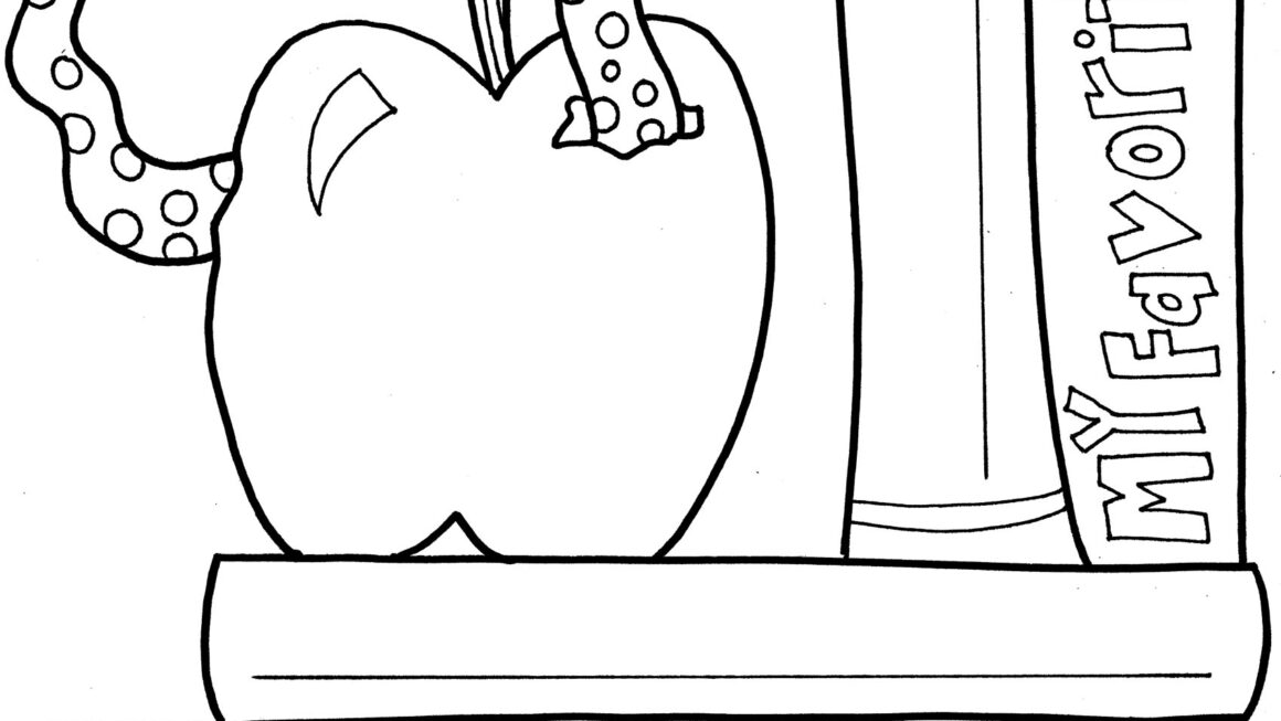 Library Coloring Pages CLASSROOM DOODLES