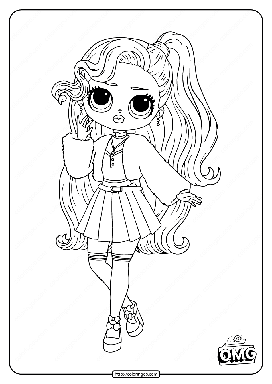 Lol Omg Coloring Pages Printable